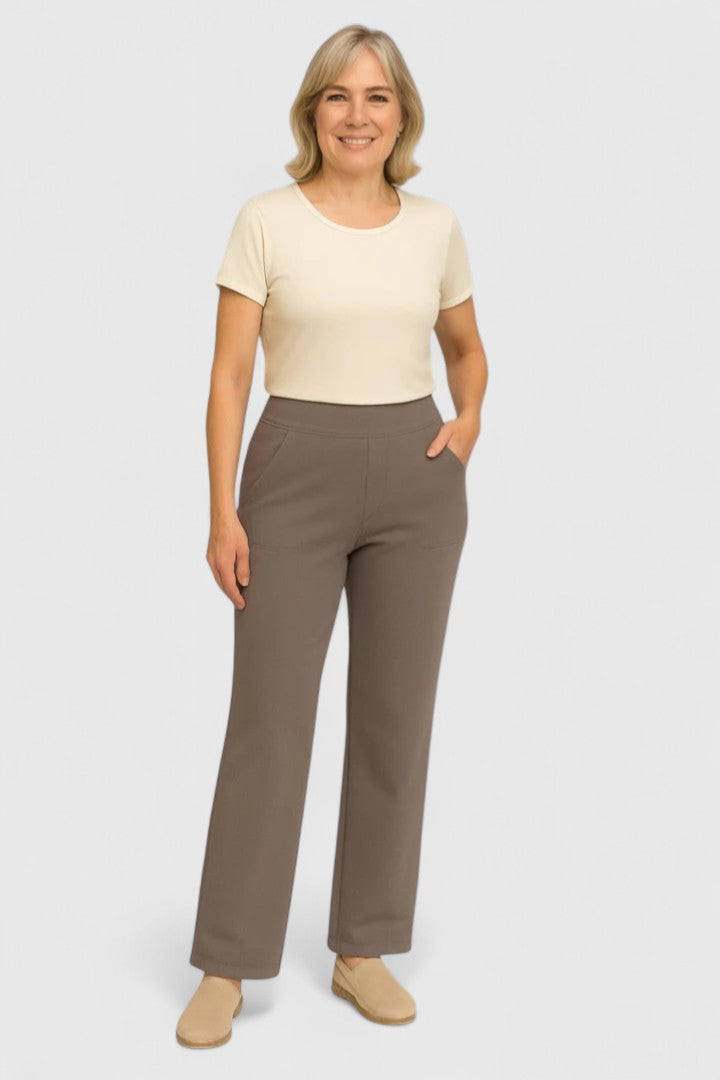 Elegant Everyday Straight-Leg Pants