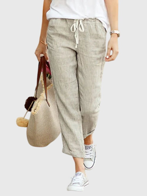 Relaxed Drawstring Everyday Casual Pants