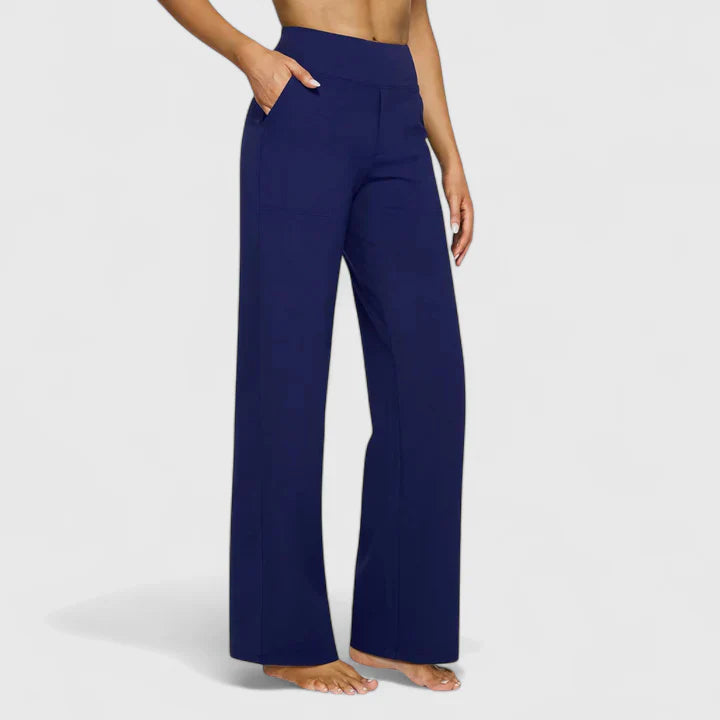 Relaxed Elegant Straight-Leg Pants