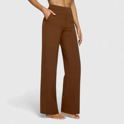 Relaxed Elegant Straight-Leg Pants