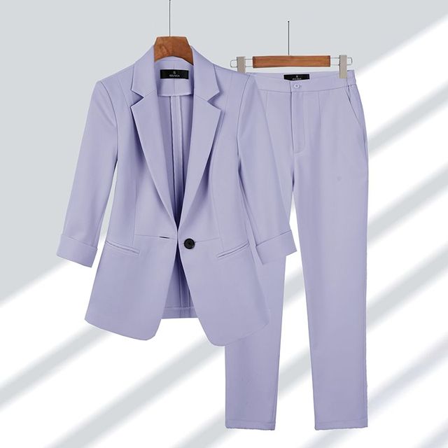 Versatile Blazer and Pants Set