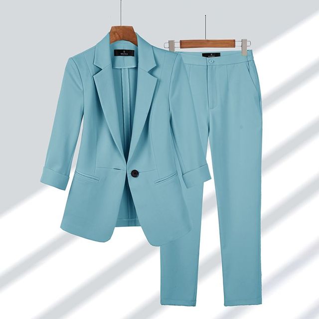 Versatile Blazer and Pants Set