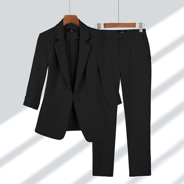 Versatile Blazer and Pants Set
