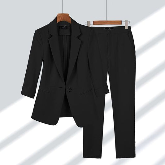 Versatile Blazer and Pants Set