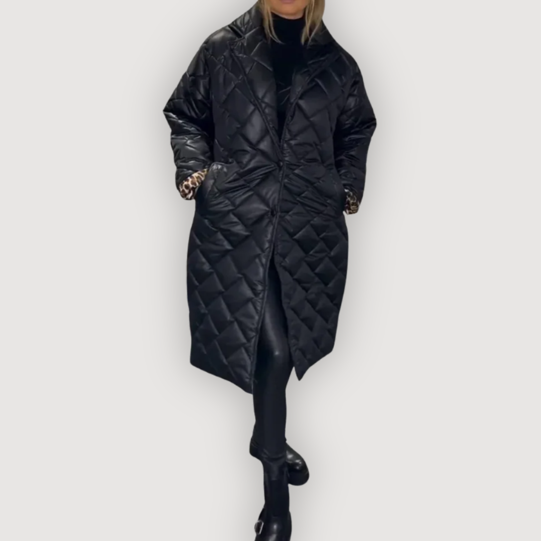 Elegant Quilted Everyday Long Coat