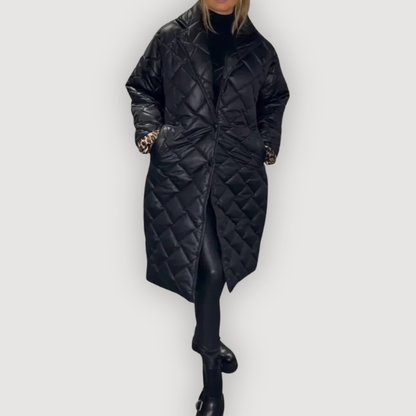 Elegant Quilted Everyday Long Coat