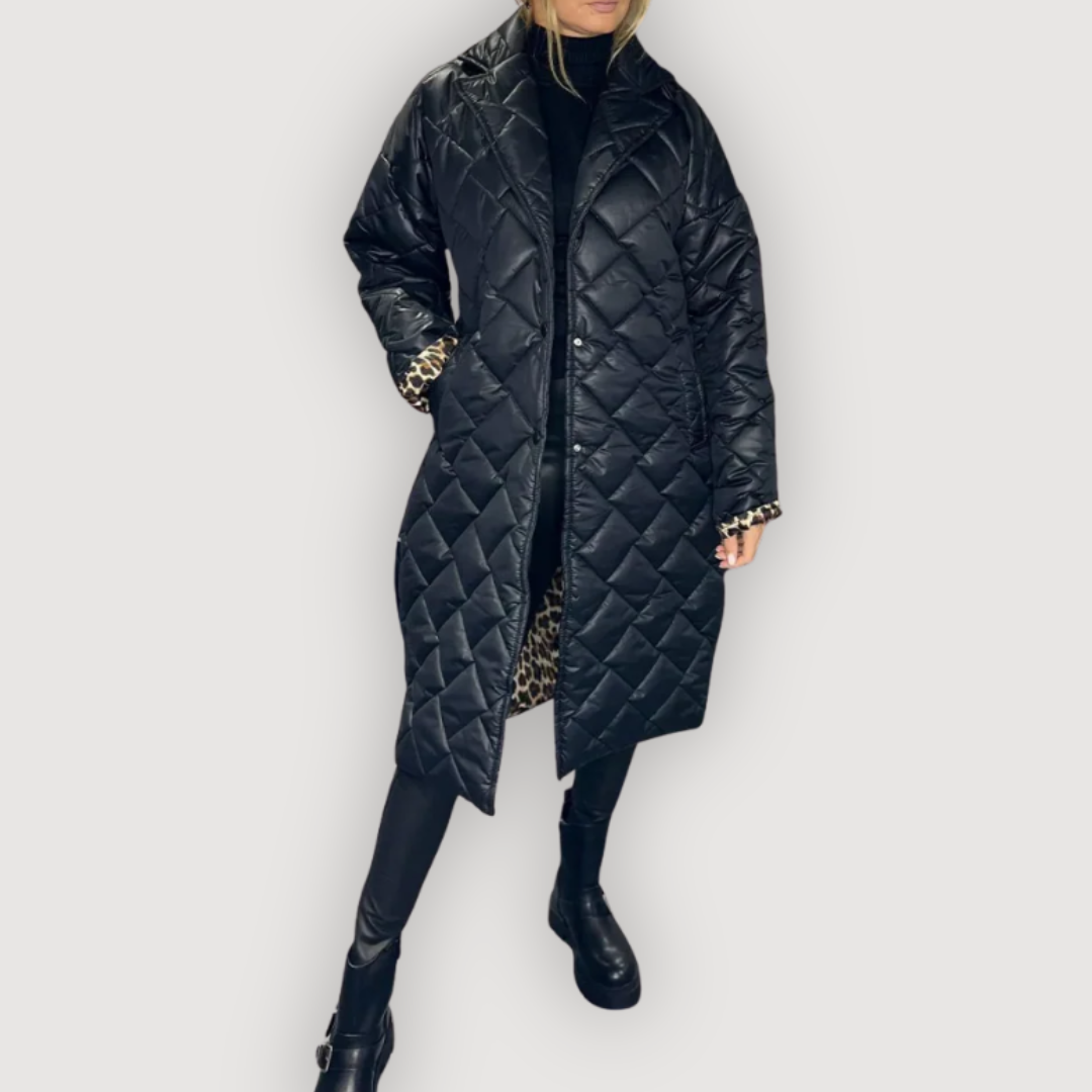 Elegant Quilted Everyday Long Coat