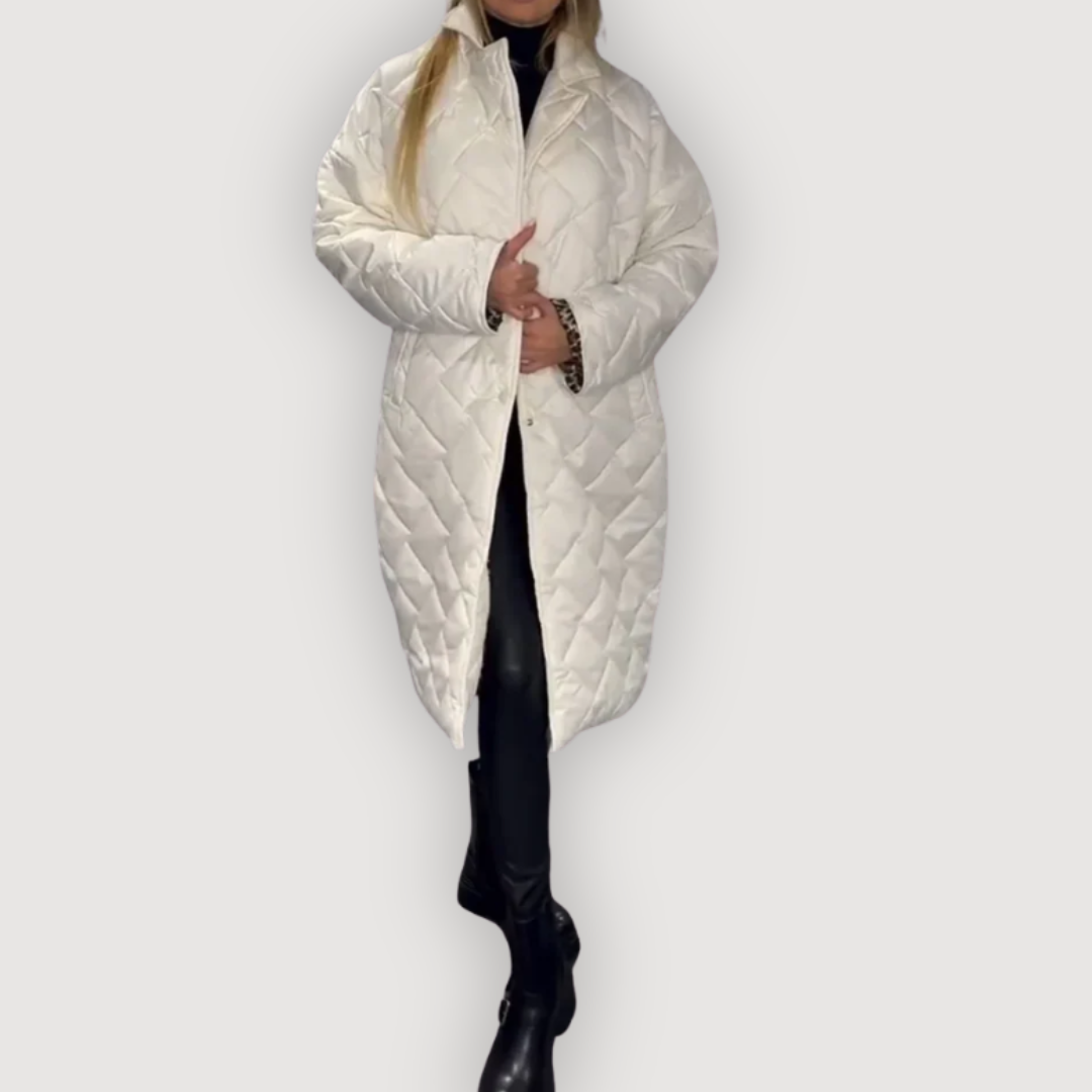 Elegant Quilted Everyday Long Coat