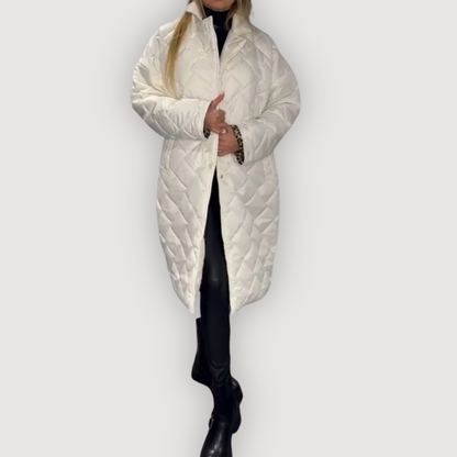 Elegant Quilted Everyday Long Coat