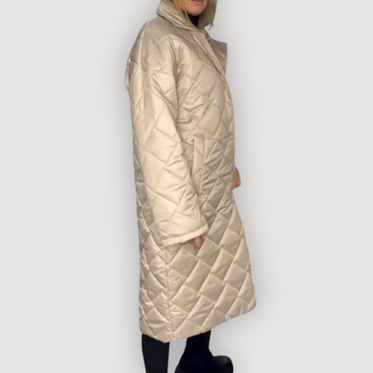 Elegant Quilted Everyday Long Coat