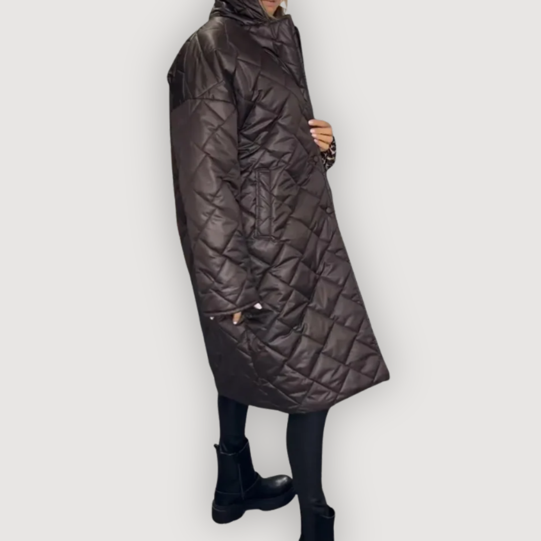 Elegant Quilted Everyday Long Coat