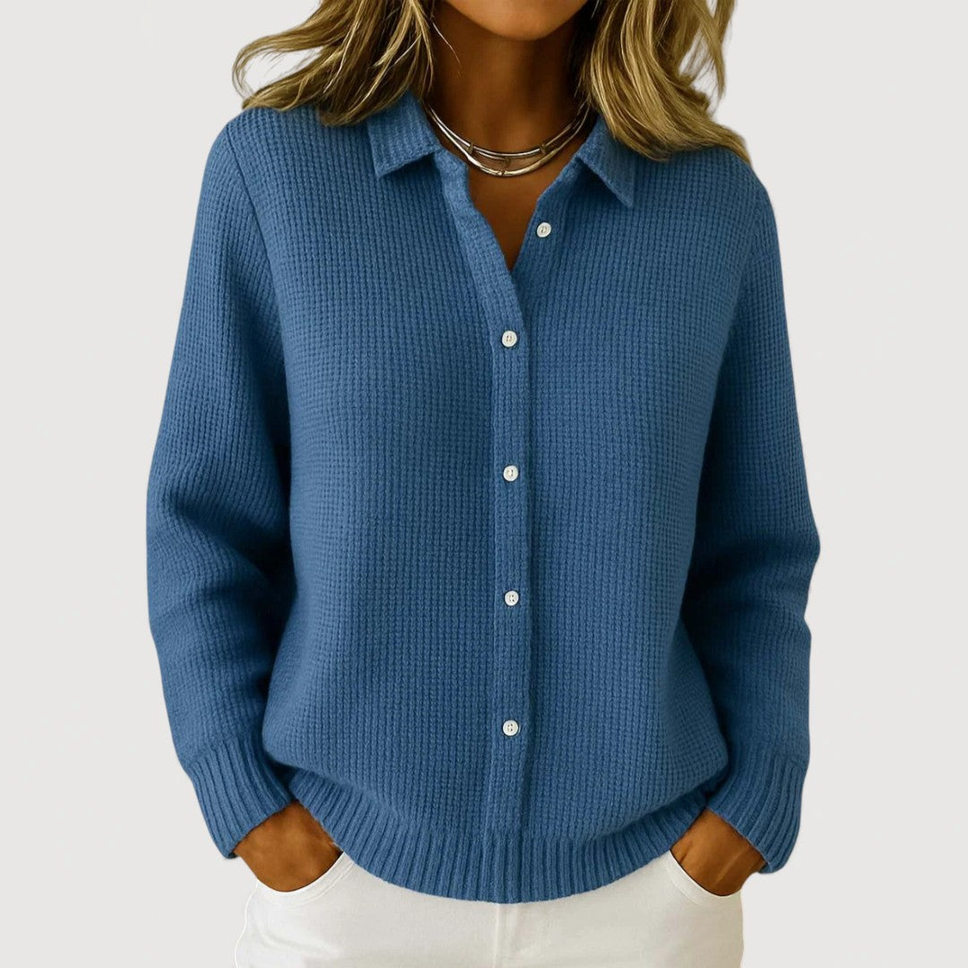 Soft Elegant Button-Up Sweater