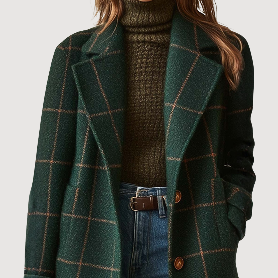 Classic Plaid Everyday Long Coat