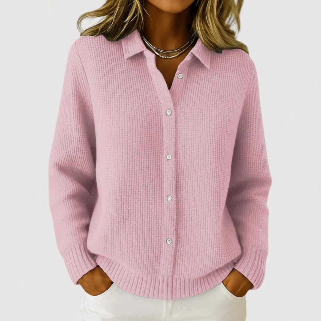 Soft Elegant Button-Up Sweater