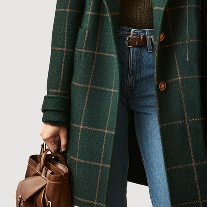 Classic Plaid Everyday Long Coat