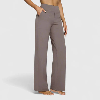 Relaxed Elegant Straight-Leg Pants
