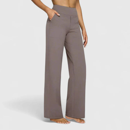 Relaxed Elegant Straight-Leg Pants