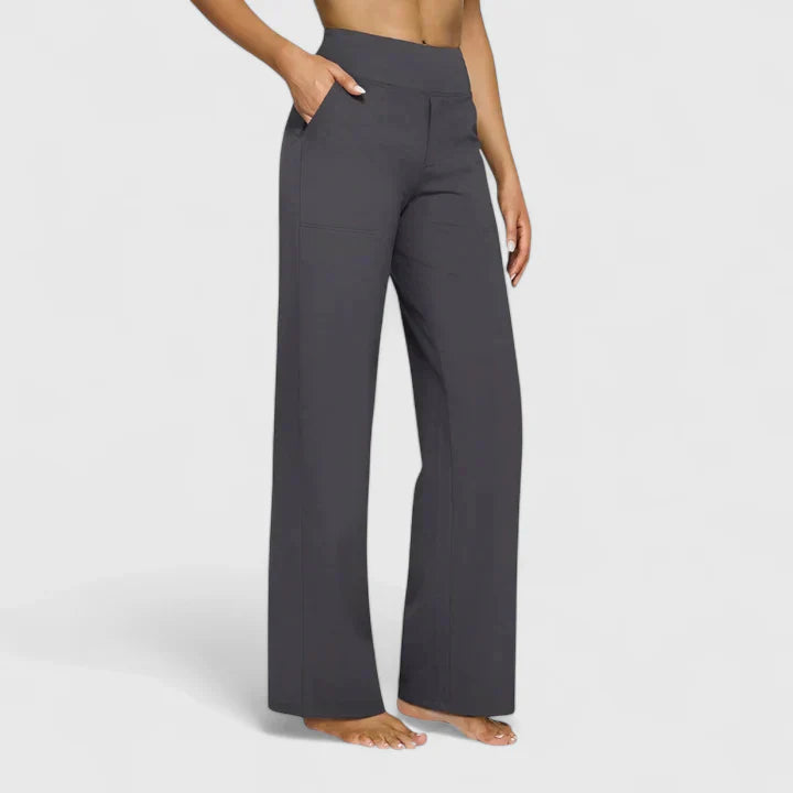 Relaxed Elegant Straight-Leg Pants