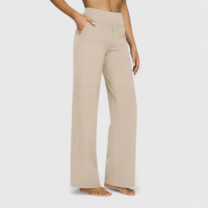 Relaxed Elegant Straight-Leg Pants