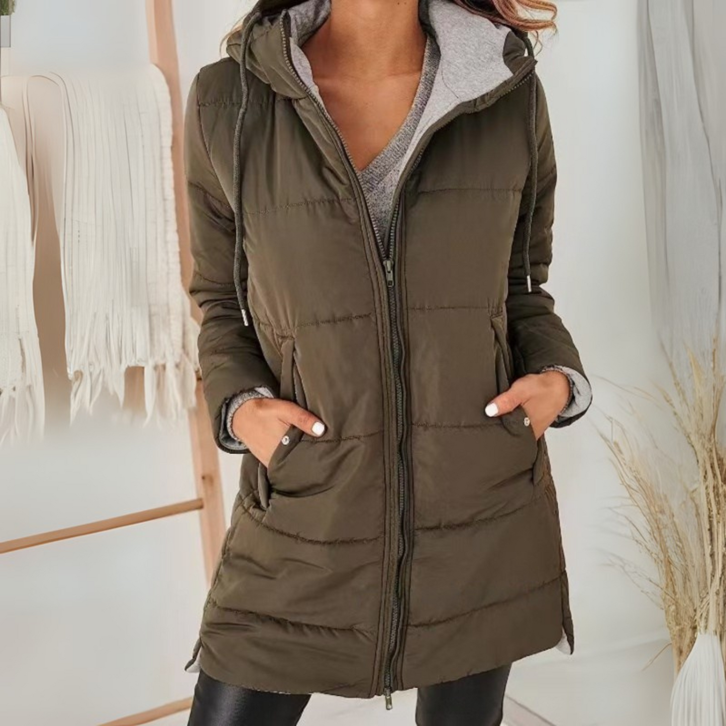 Comfortable Everyday Hooded Puffer Coat