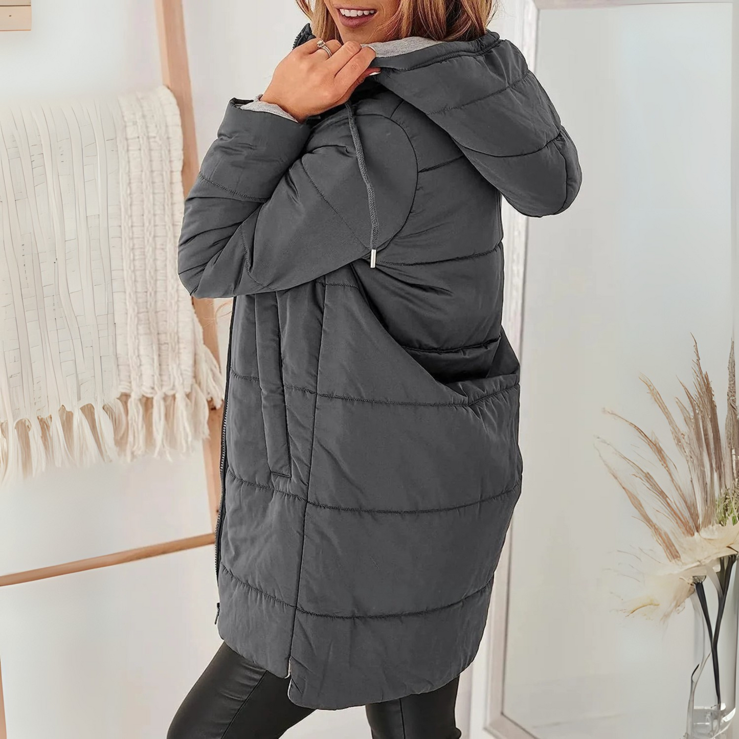 Comfortable Everyday Hooded Puffer Coat