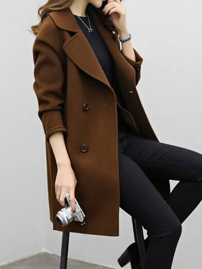 Elegant Everyday Casual Long Coat