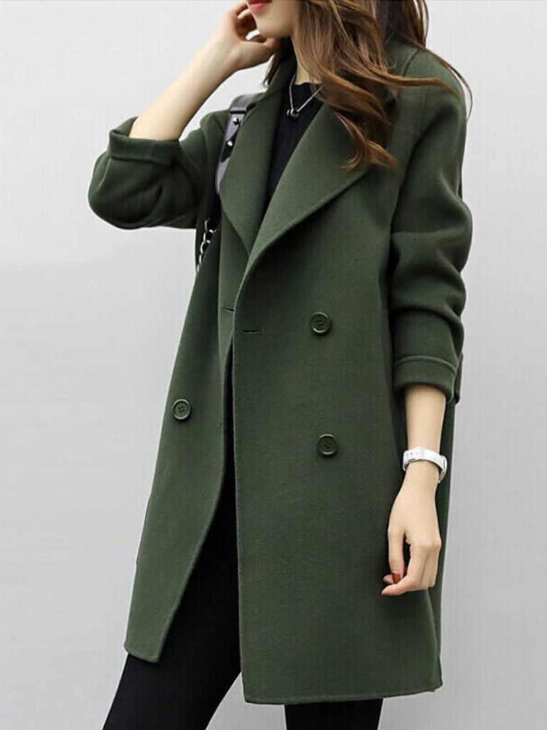 Elegant Everyday Casual Long Coat