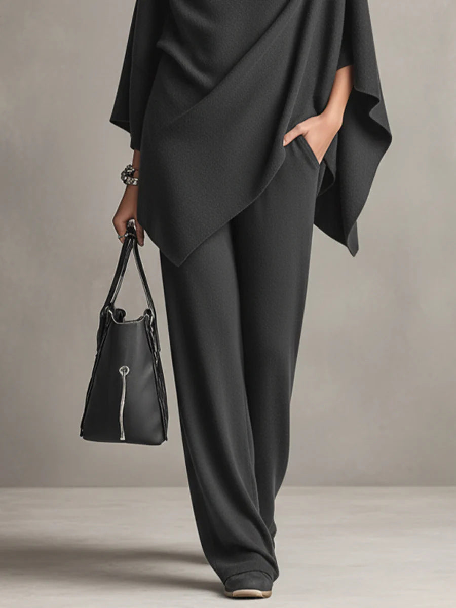 Draped Two-Piece Elegant Set