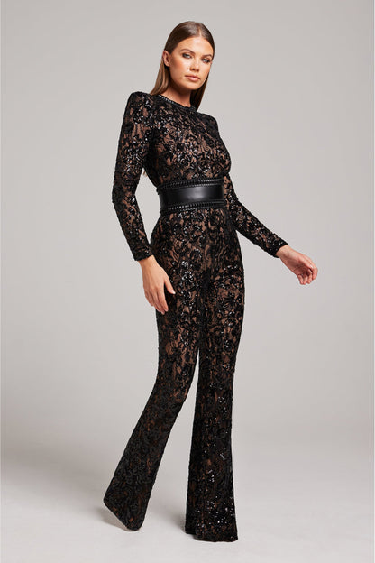 Lace Jumpsuit with Elegant Fit