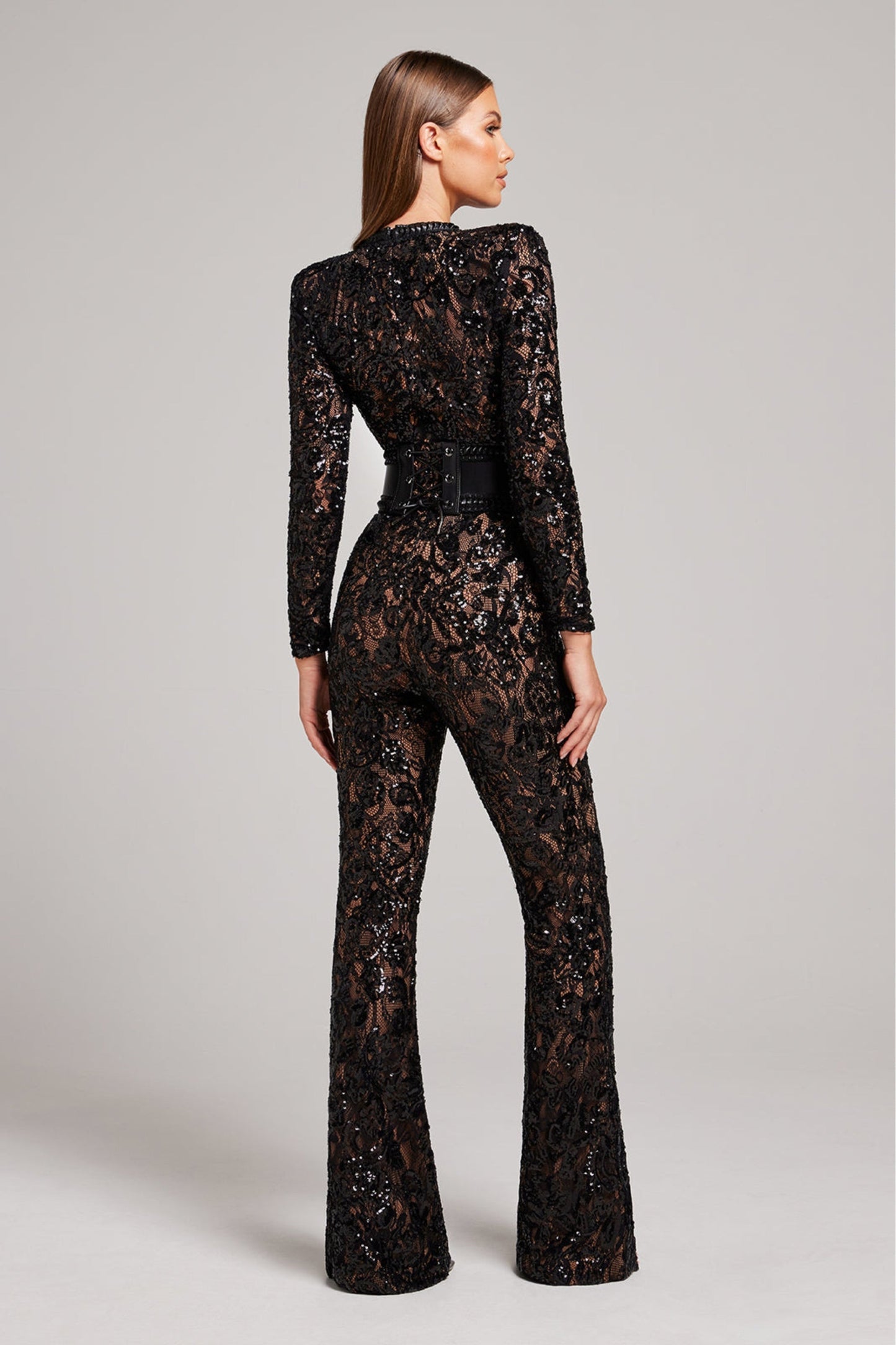 Lace Jumpsuit with Elegant Fit