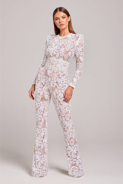 Lace Jumpsuit with Elegant Fit