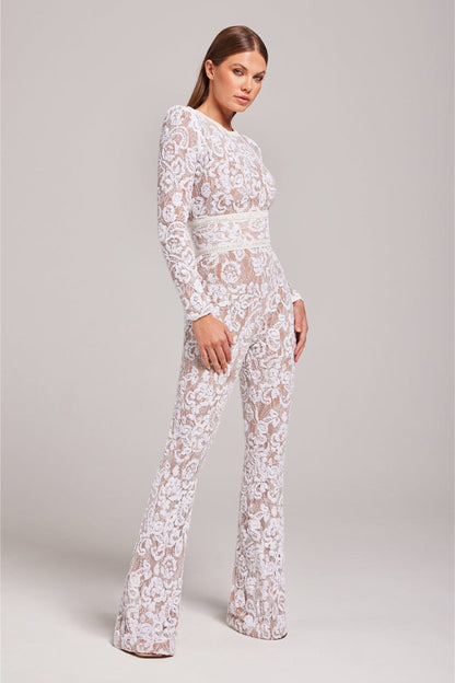 Lace Jumpsuit with Elegant Fit