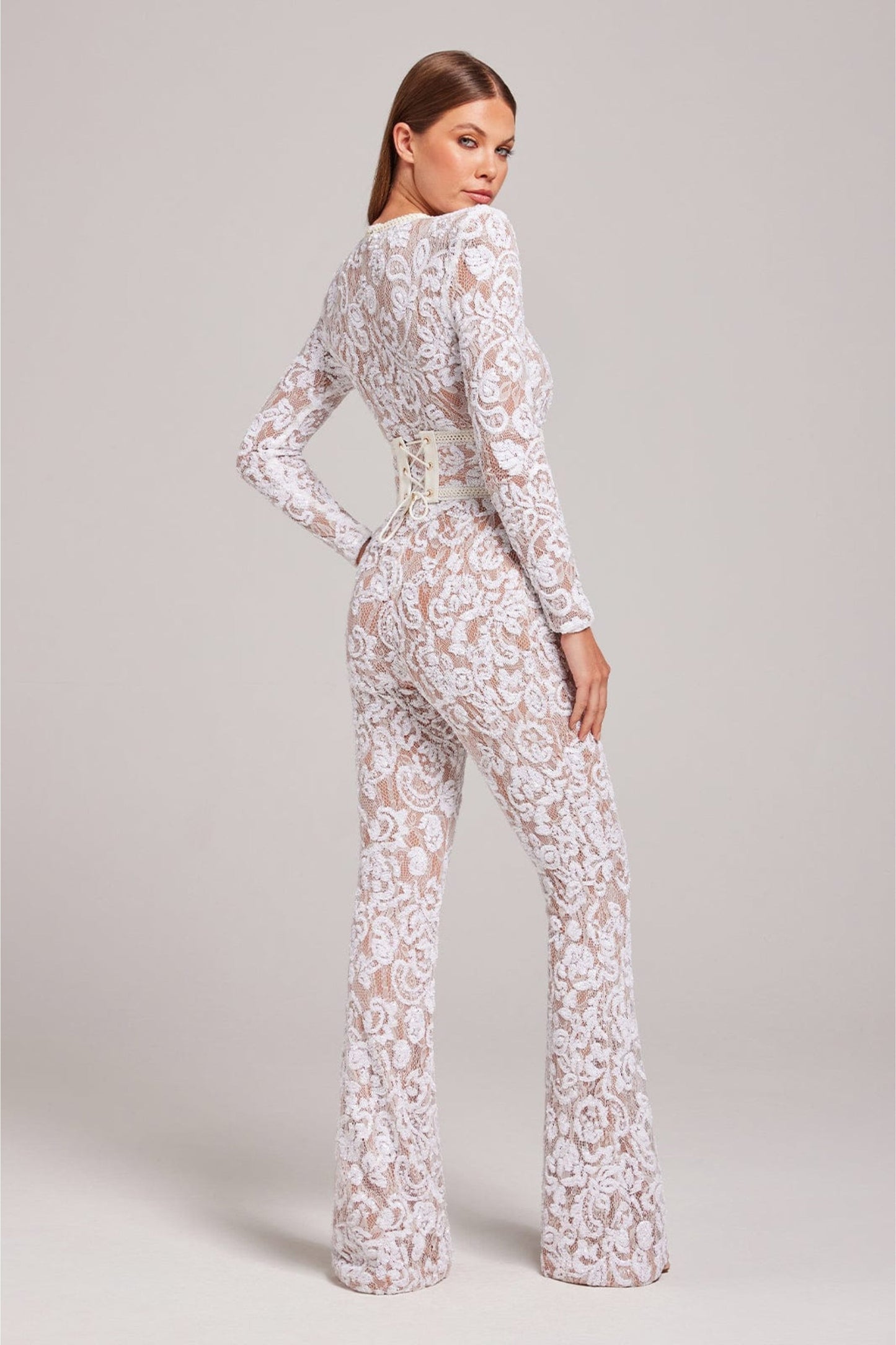 Lace Jumpsuit with Elegant Fit