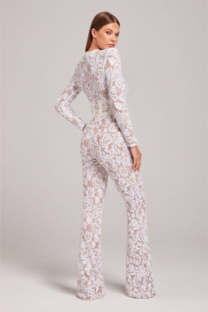 Lace Jumpsuit with Elegant Fit