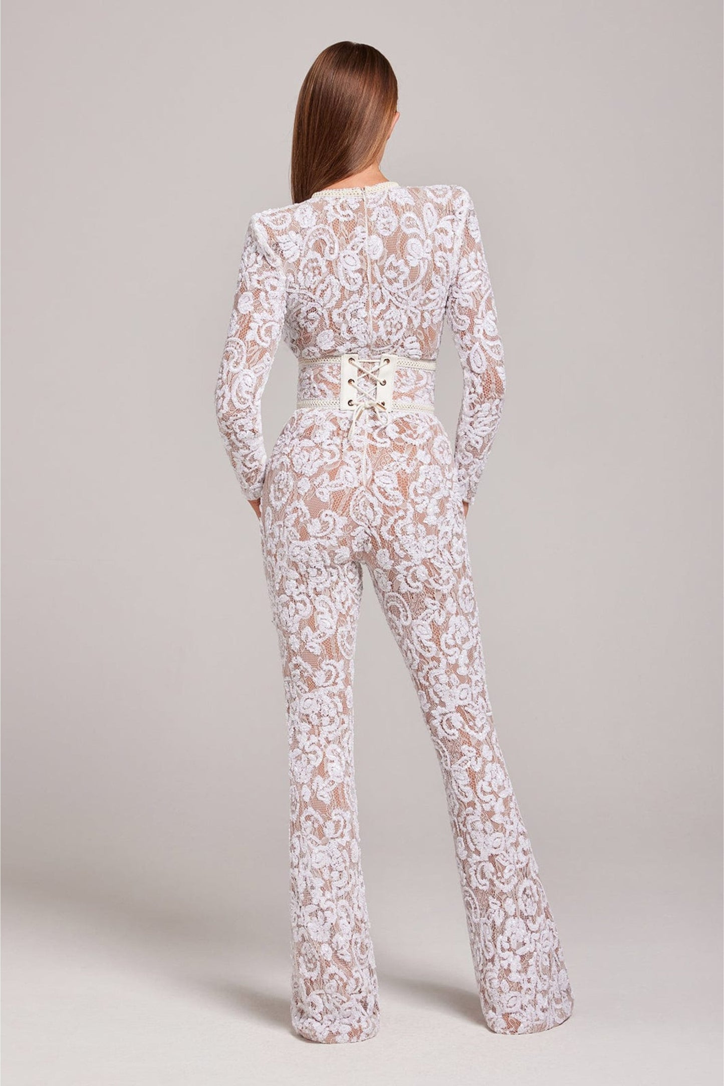 Lace Jumpsuit with Elegant Fit