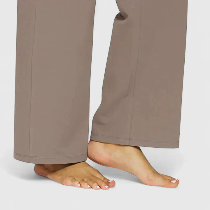 Relaxed Elegant Straight-Leg Pants