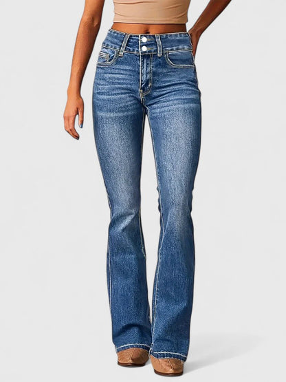 Relaxed Flared Everyday Denim Jeans