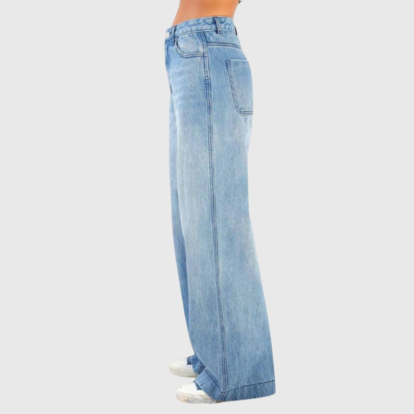 Relaxed Everyday Wide-Leg Jeans