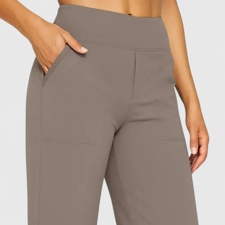 Relaxed Elegant Straight-Leg Pants