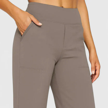 Relaxed Elegant Straight-Leg Pants