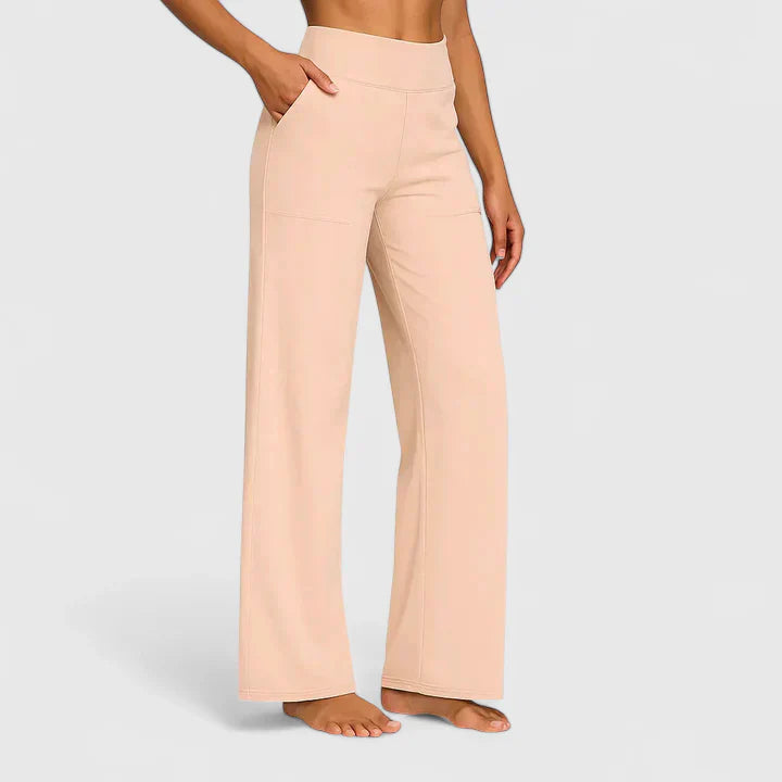 Relaxed Elegant Straight-Leg Pants