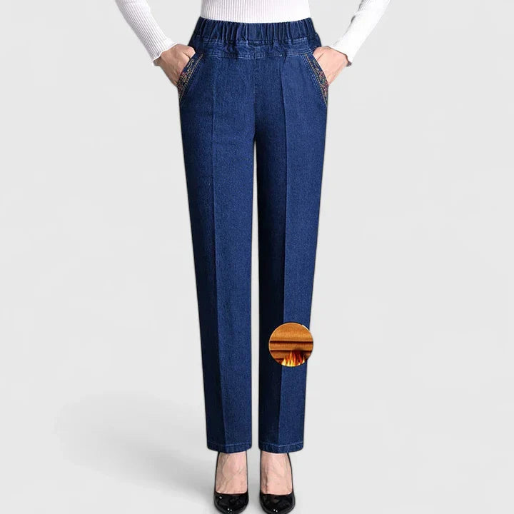 Comfort Waist Straight-Leg Everyday Pants