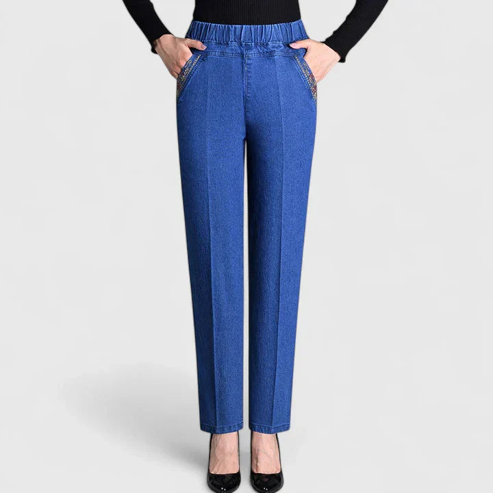 Comfort Waist Straight-Leg Everyday Pants