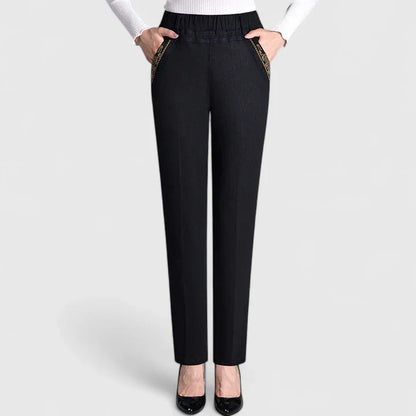 Comfort Waist Straight-Leg Everyday Pants
