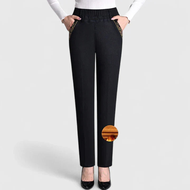 Comfort Waist Straight-Leg Everyday Pants